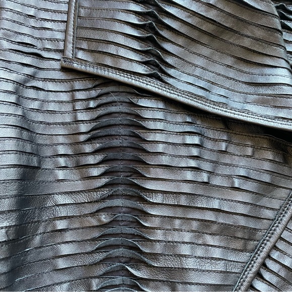 Line The Label Lambskin Leather Jacket - Picture 9 of 13